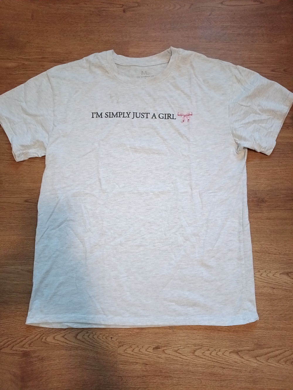 'I'M SIMPLY JUST A GIRL' Graphic Tee